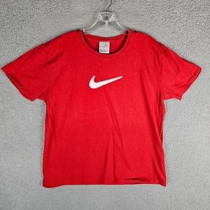 Vintage Nike Mens Rare T Shirt Size XLarge XL USA Fabric Swoosh y2K